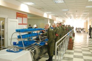 ВЧ 20634. Фото столовой