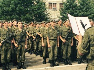 ВЧ30632-3. Присяга в 392-м ОУЦ подготовки младших специалистов танковых войск