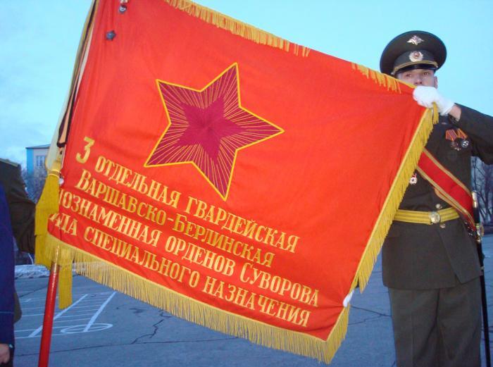ВЧ 21208. Знамя 3-й бригады специального назначения