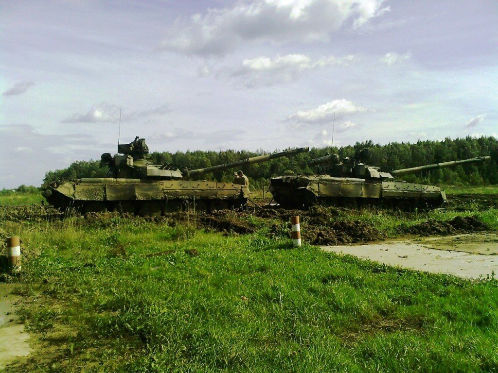 ВЧ 30616-8. Занятия по танковому вождению
