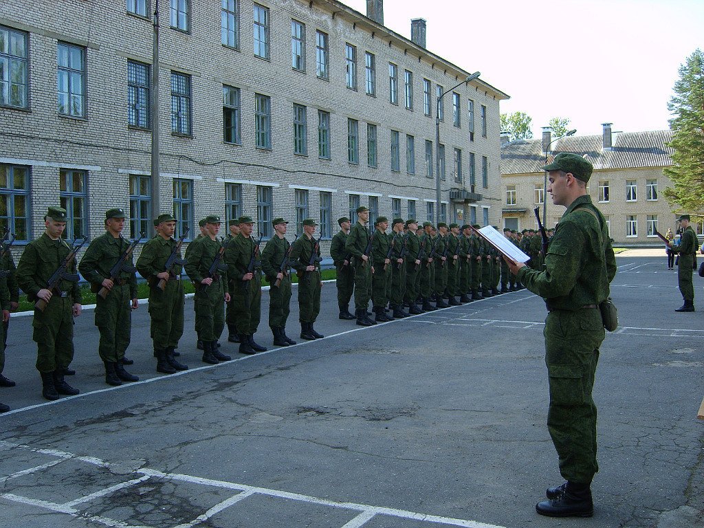 ВЧ 17646. Церемония принятия присяги солдатами в/ч