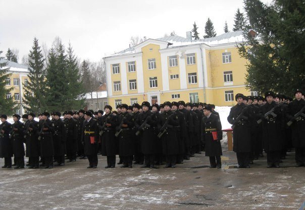 ВЧ56529-2. Построение на плацу (3-й батальон, Ломоносово)