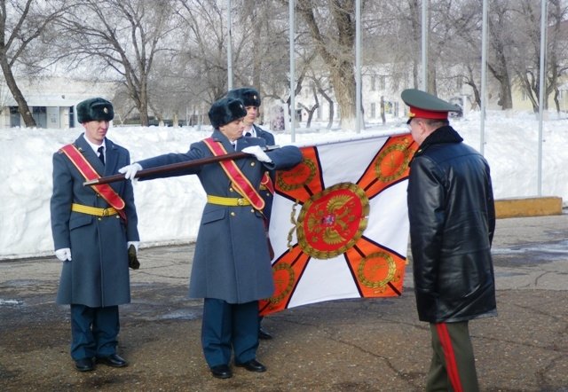 ВЧ 32755. Георгиевское боевое знамя 385-й артбригады