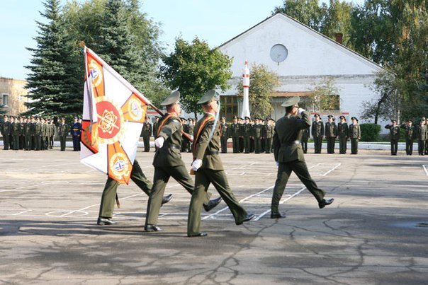 ВЧ 26178. Церемония выноса боевого знамени части