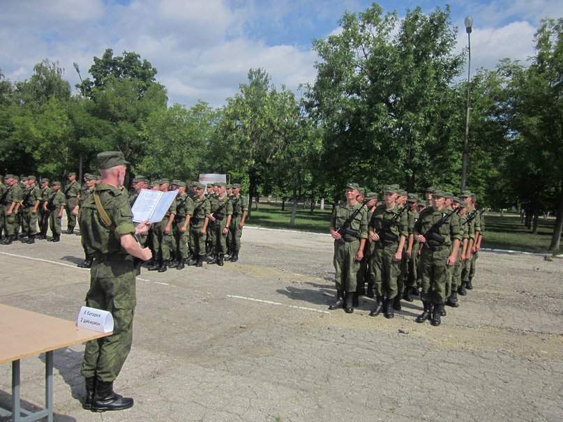 ВЧ50661. Приведение солдат части к присяге на верность РФ
